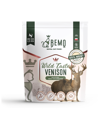 Bemo Cat Wild Taste Venison – karma sucha dla kota z dziczyzną