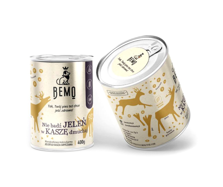 KARMA MOKRA DLA PSA - Nie bądź JELEŃ, w KASZĘ dmuchaj