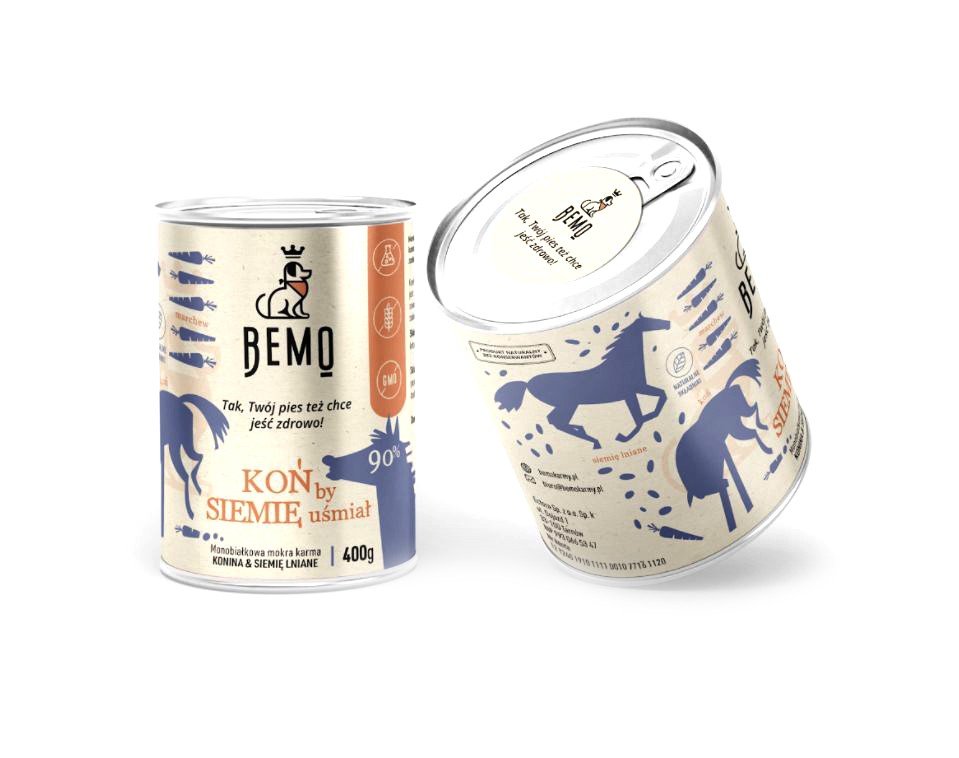 KARMA MOKRA DLA PSA - KOŃ by SIEMIĘ uśmiał