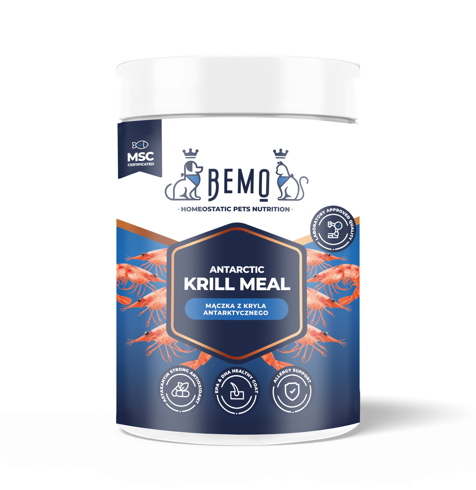 Bemo Antarctic Krill Meal - mączka z kryla dla psa i kota