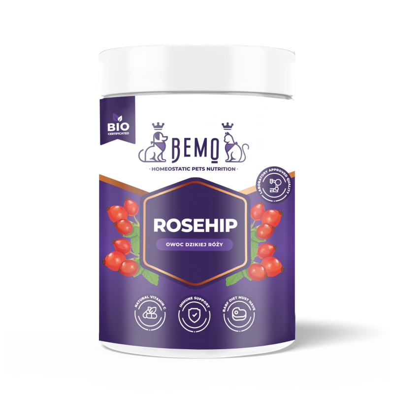 Bemo Rosehip - owoc dzikiej róży dla psa i kota