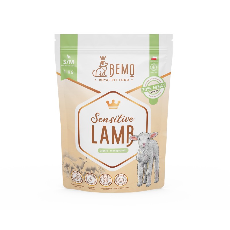 Bemo Sensitive Lamb - hipoalergiczna karma sucha dla psa z jagnięciną