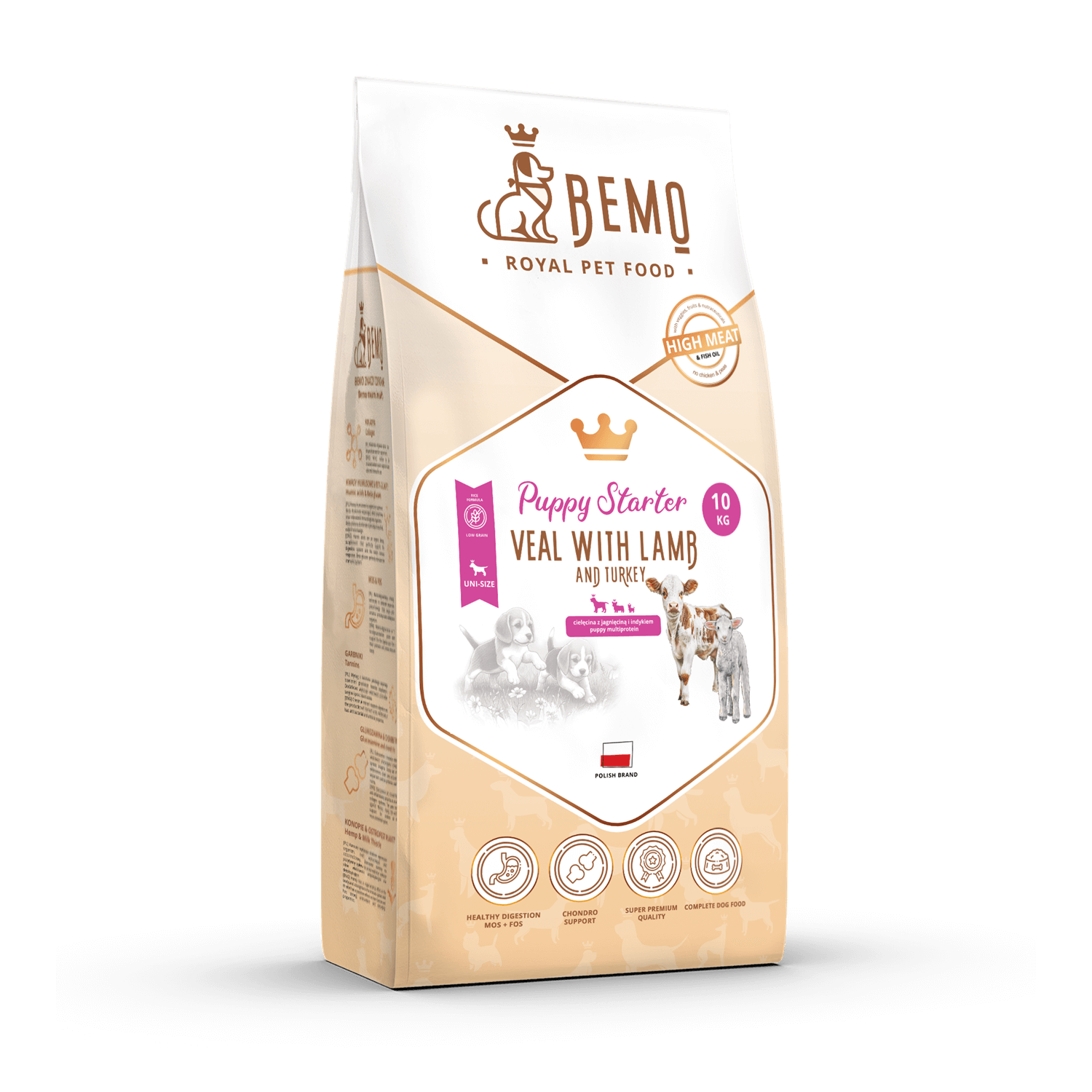 Bemo Puppy Starter - pełnoporcjowa karma sucha dla szczeniąt i suk w ciąży