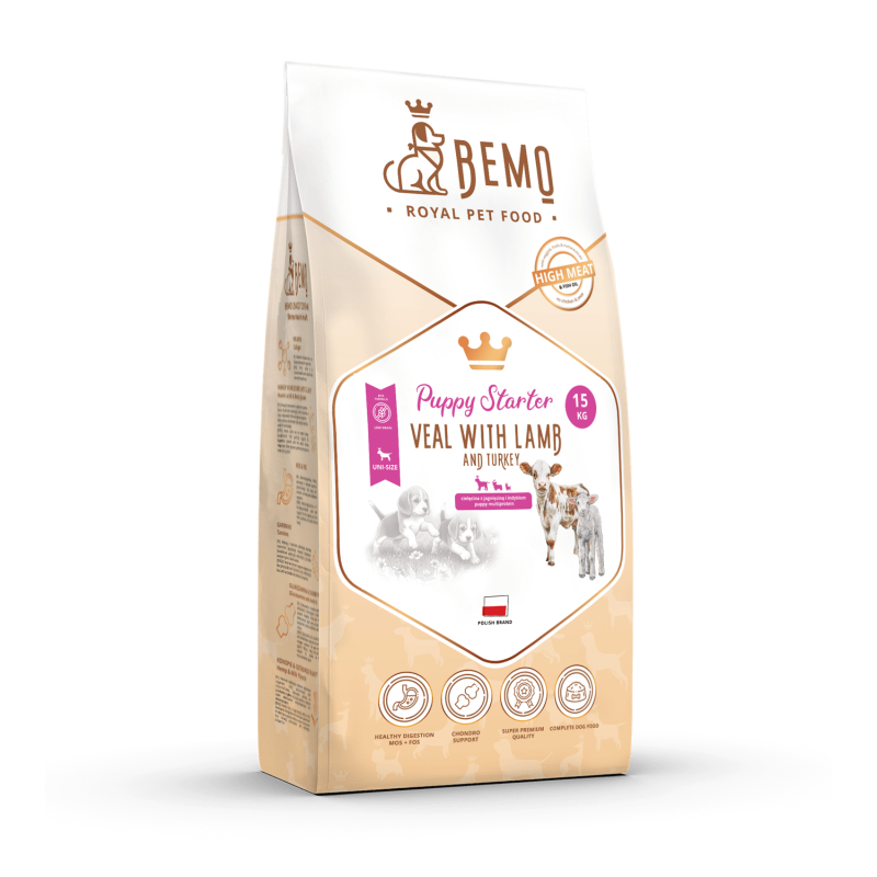 Bemo Puppy Starter - pełnoporcjowa karma sucha dla szczeniąt i suk w ciąży