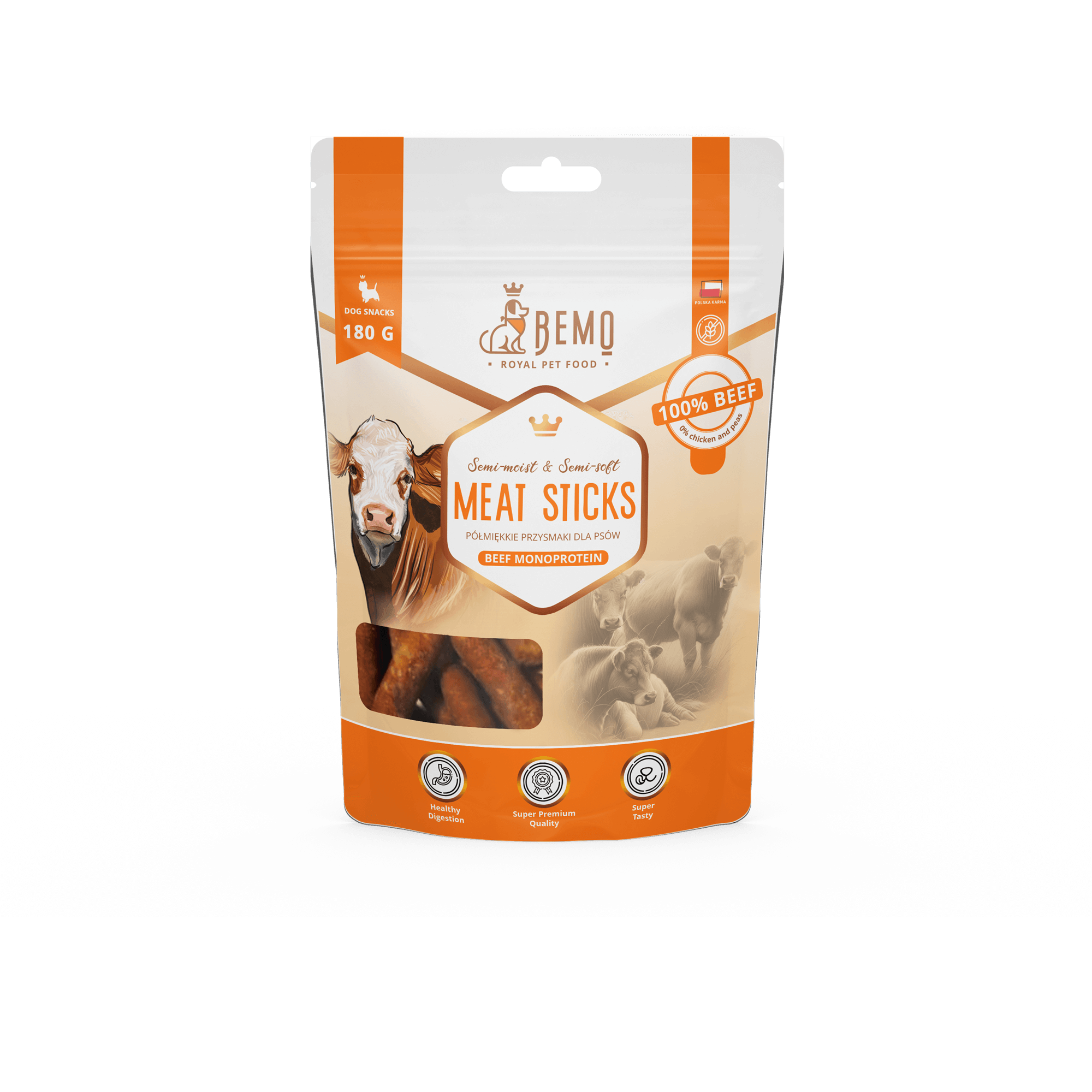 BEMO MEAT STICKS Beef  Monoprotein