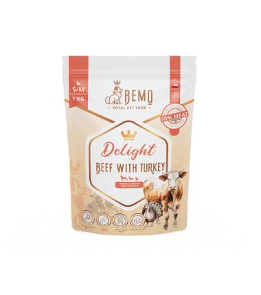 Bemo Delight - karma sucha dla psa z wołowiną i indykiem