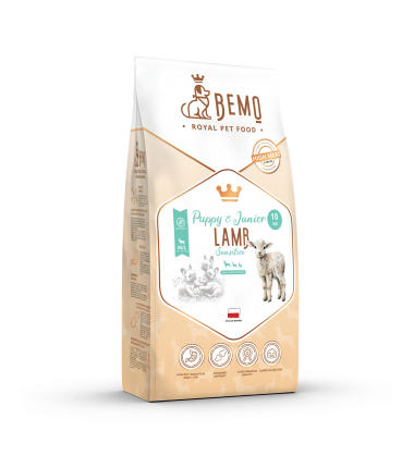Bemo Puppy & Junior Sensitive Lamb - hipoalergiczna karma sucha dla szczeniąt z jagnięciną