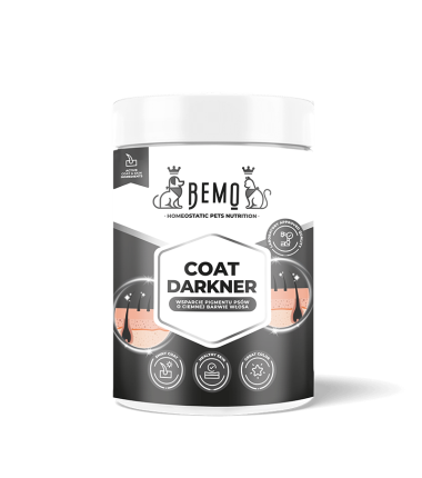 Bemo Coat Darkner - suplement intensyfikujący ciemną barwę sierści psów