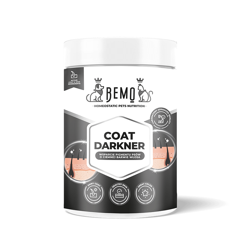 Bemo Coat Darkner - suplement intensyfikujący ciemną barwę sierści psów