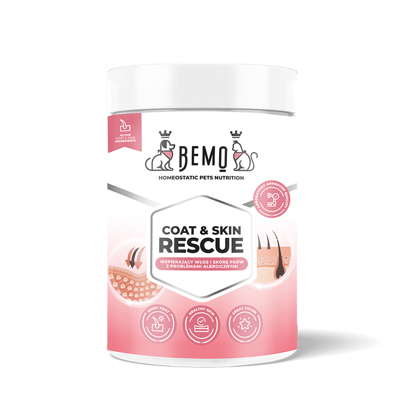 Bemo Coat & Skin Rescue - wsparcie skóry i sierści psów z alergią