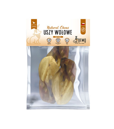 Bemo Beef Ears - suszone uszy wołowe - naturalny gryzak dla psa
